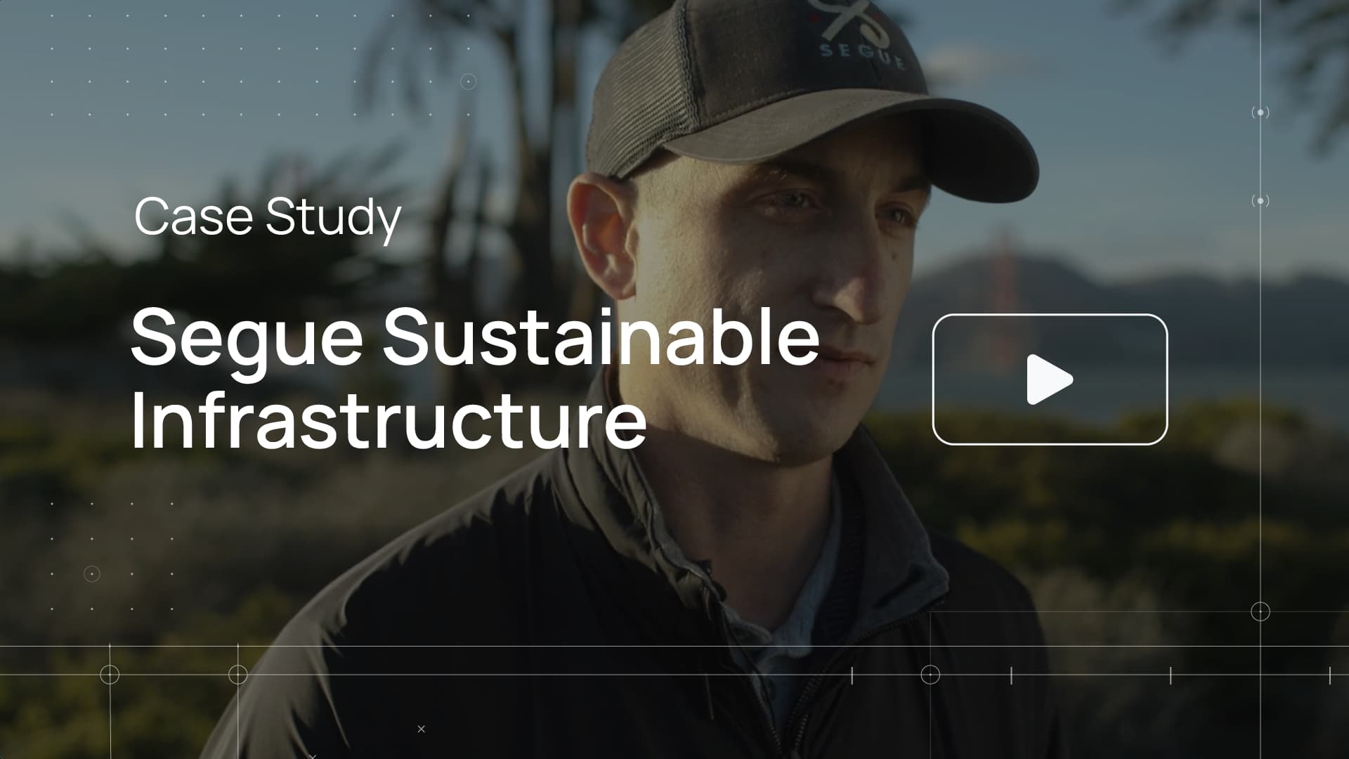 David Riester as the cover image in the video on the sustainable infrastructure case study